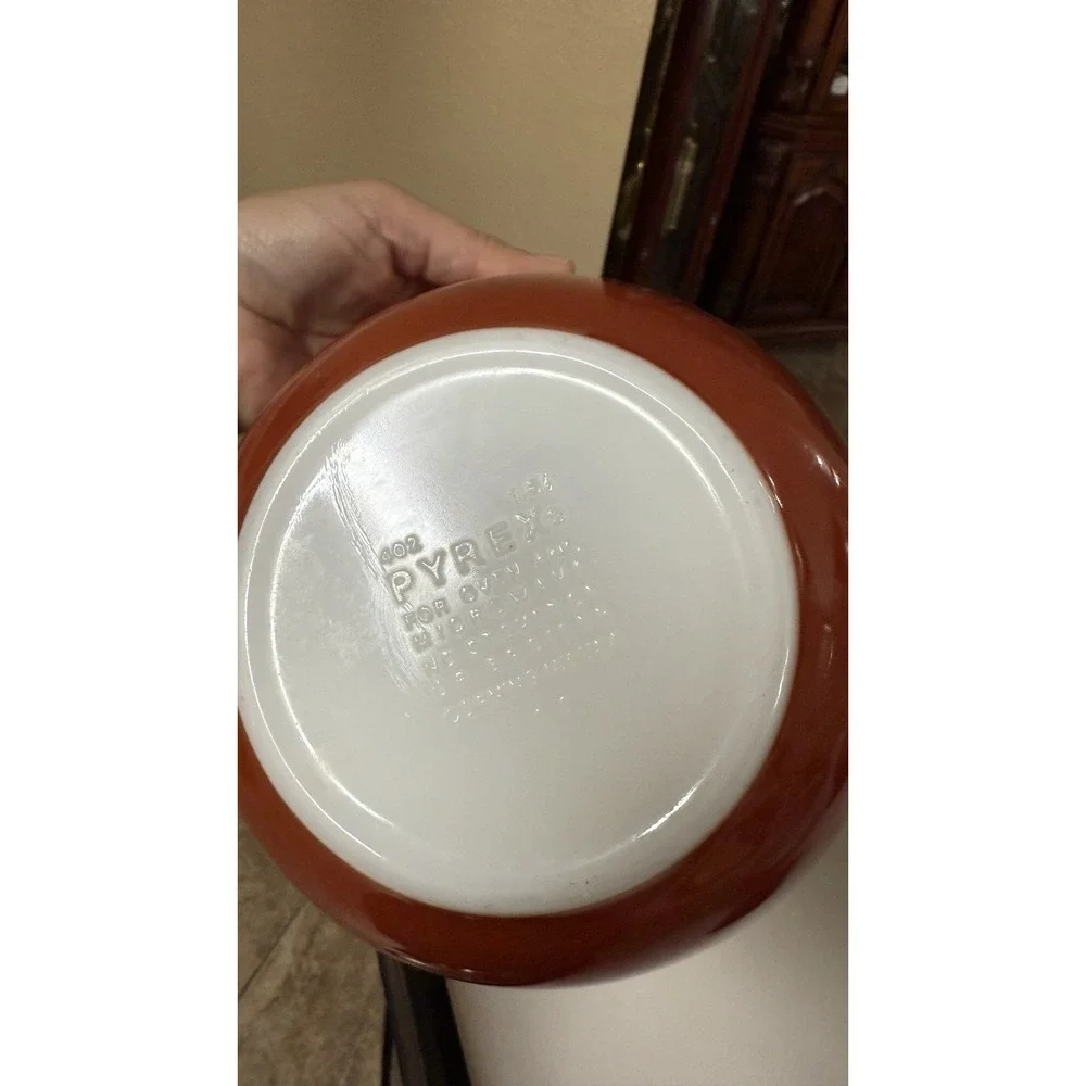 Vtg PYREX Autumn Harvest‎ Wheat Nesting Mixing Bowls Set of 2 (401 & 402) Retro
